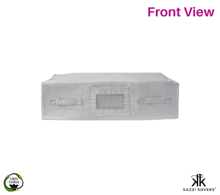 Front view of 100% cotton storage bag | Kazzi Kovers