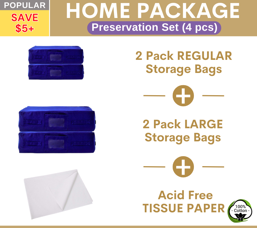 Preservation Sets | Storage Bags + Acid Free Tissue Paper