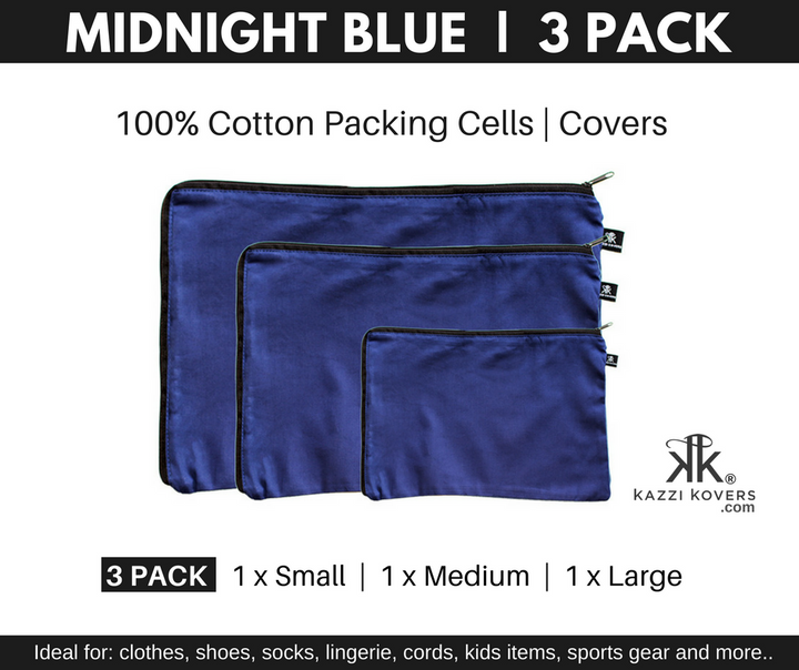 3 Pack | Midnight Blue Packing Cells