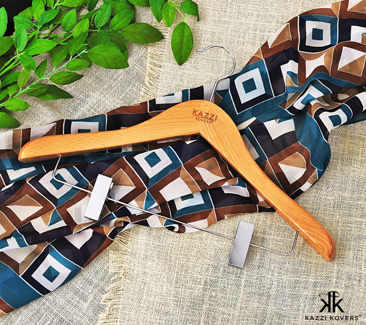 Aztec scarf with Kazzi Kovers clip hanger