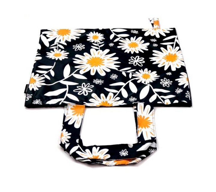 Angle view of Kazzi Kovers foldable reusable bag