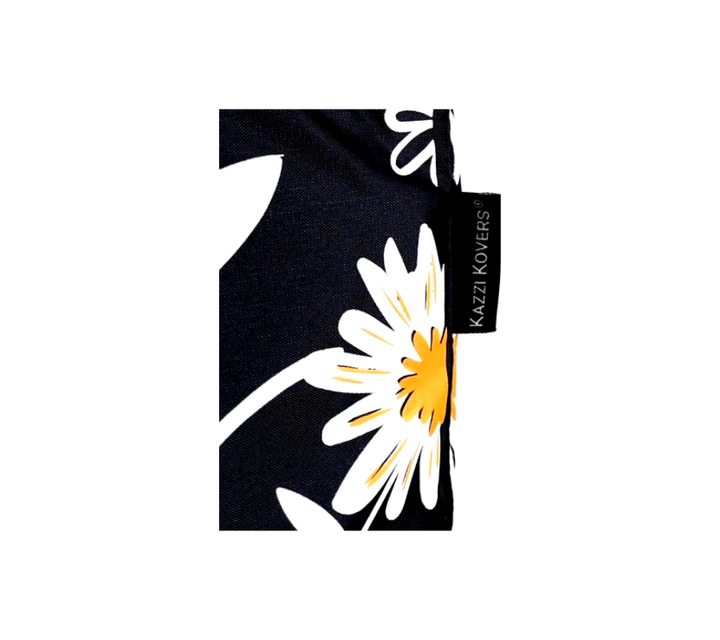 Logo for Kazzi Kovers | Foldable Daisy Print Bag