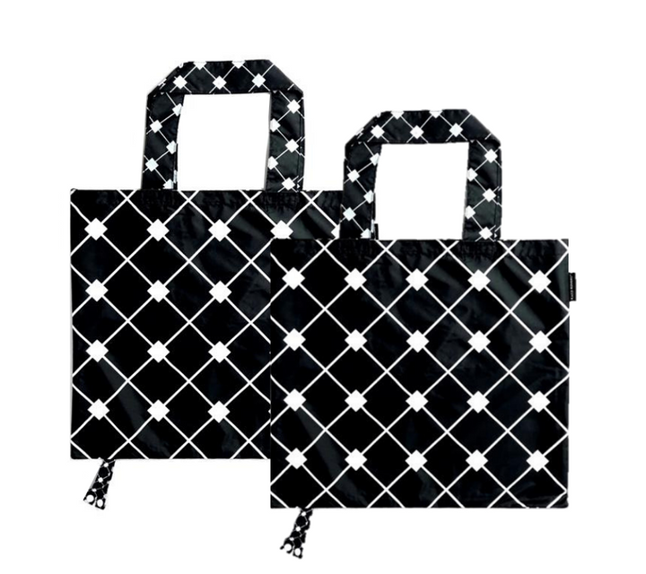 Reusable Shopping Bags | 2pk Diamond Print