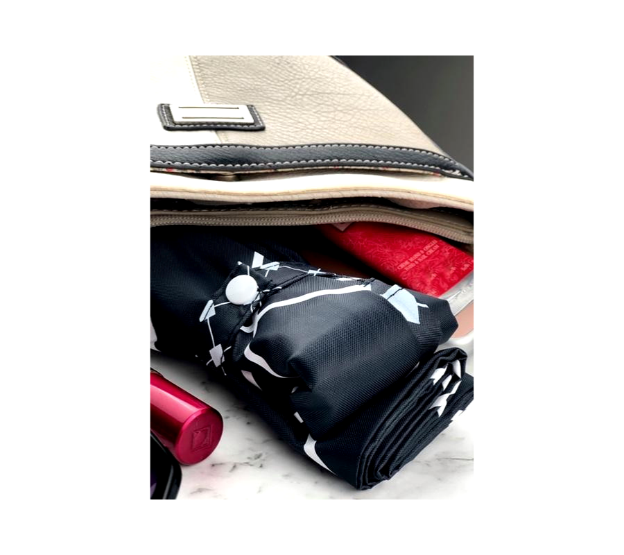 Foldable tote bags that fit into your handbag, suitcase or backpack