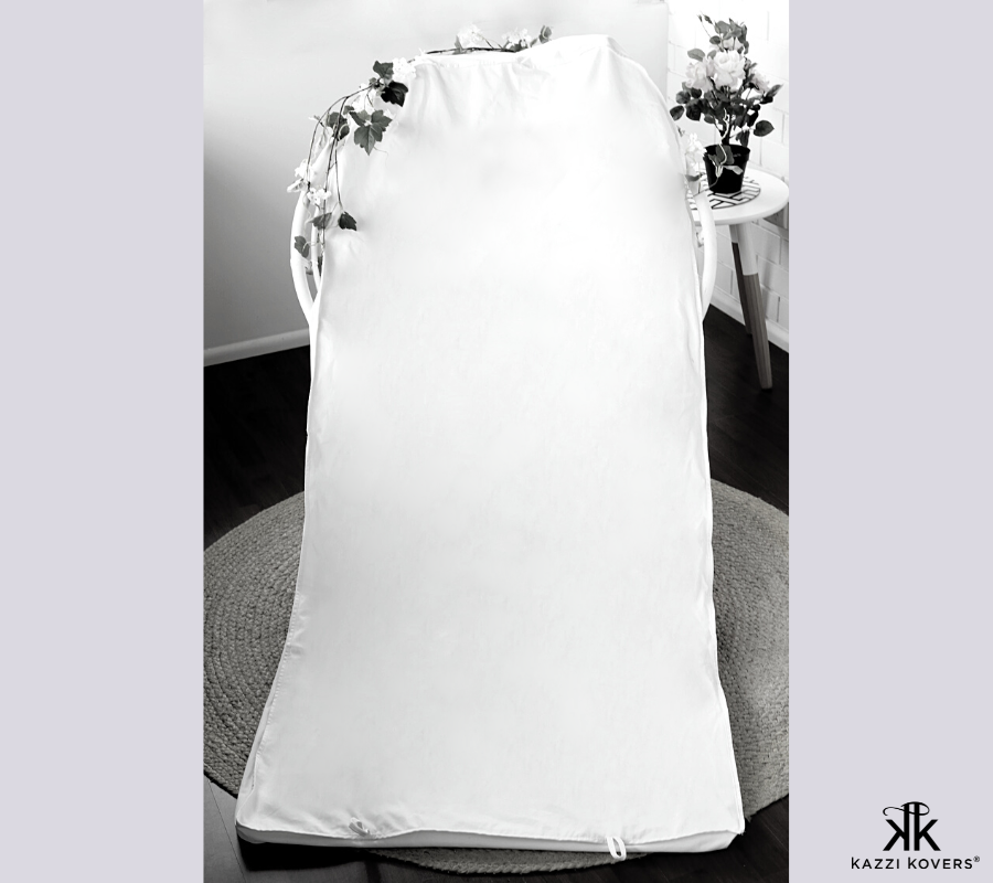 Kazzi Kovers Plain Extra Large (long) Garment Bag | 100% Cotton