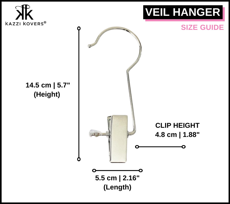 Veil Hanger | Size Guide