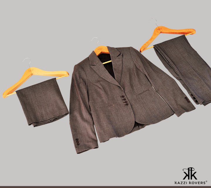 Wide shoulder hangers to accommodate suits, jackets, pants and skirts