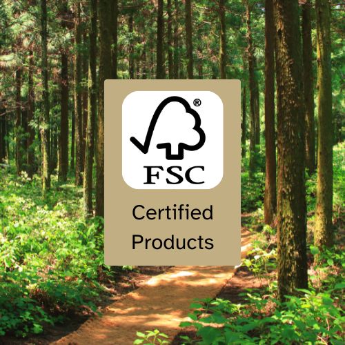 FSC® Certified Products - wood hangers, cedar blocks & rings, & acid-free tissue paper