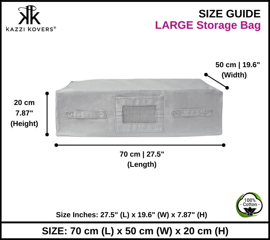 Large Storage Bag | Size Guide