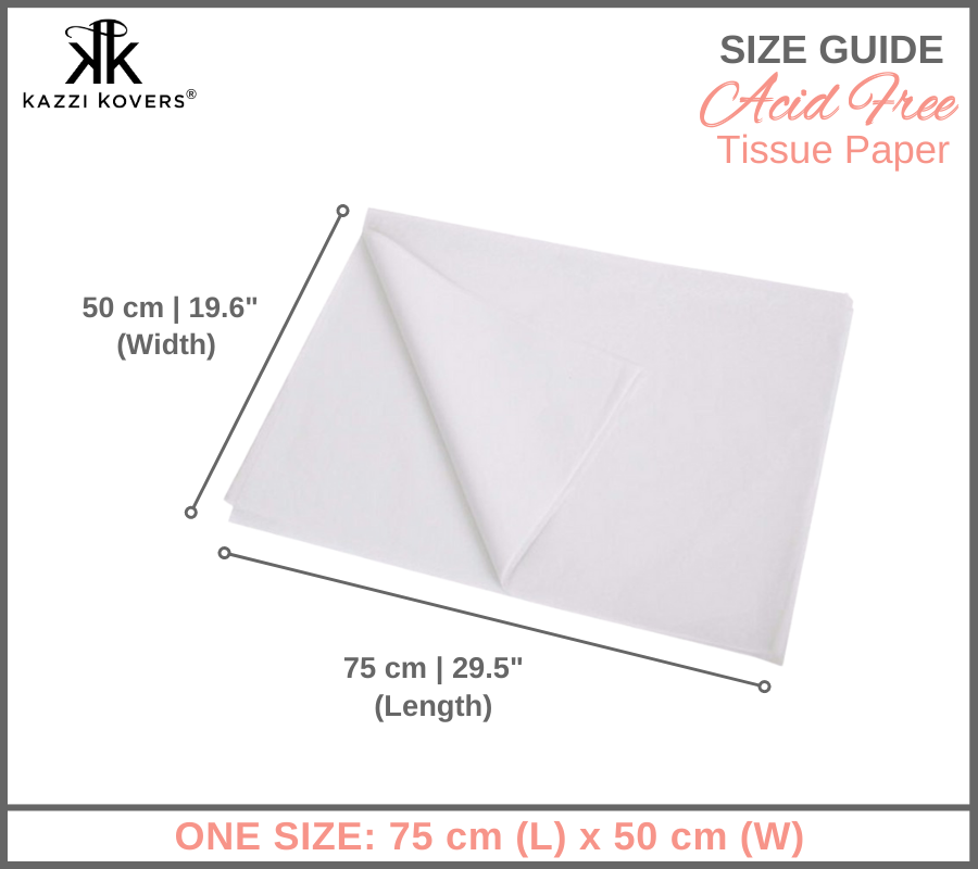 Acid Free Tissue Paper | Size Guide