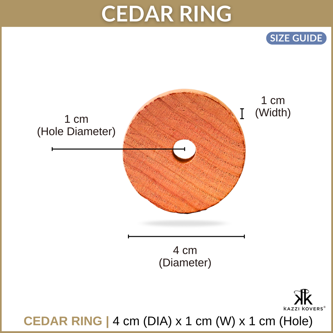 Cedar Ring Size Guide | Kazzi Kovers