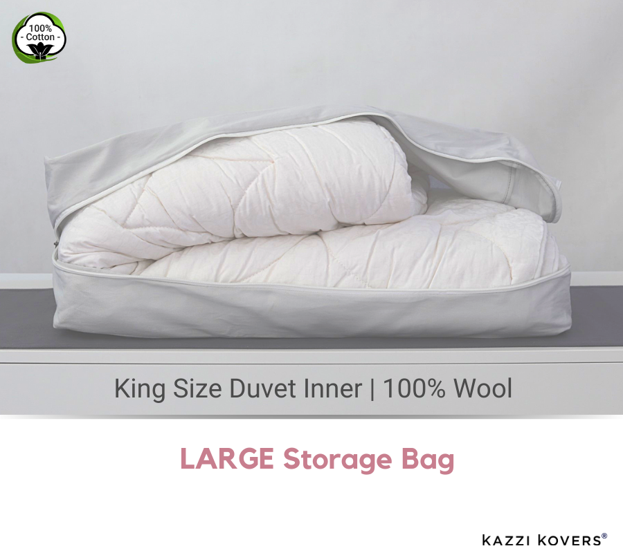 Cotton storage bags for duvets, underlays, doonas, mattress protectors,  and more | Kazzi Kovers