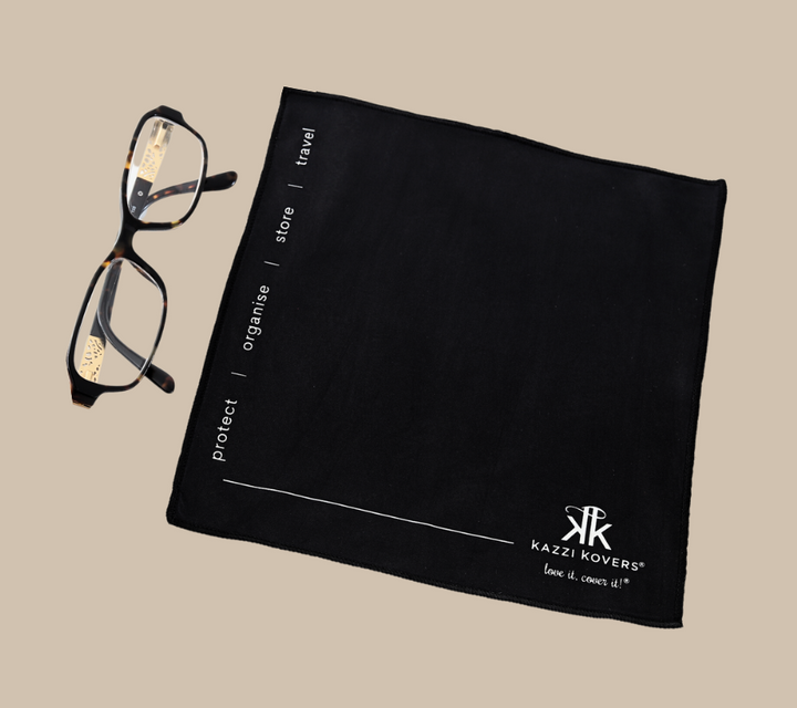 Kazzi Kovers glasses cleaning cloth for all types of glasses and lenses