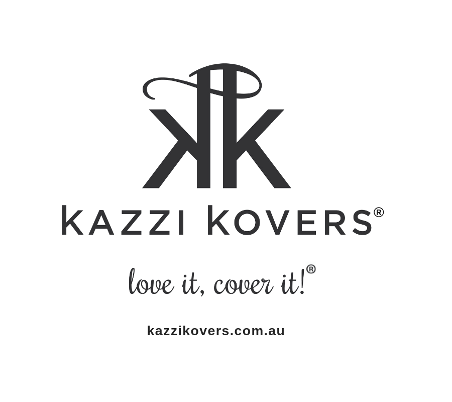 Kazzi Kovers® Black and White Logo