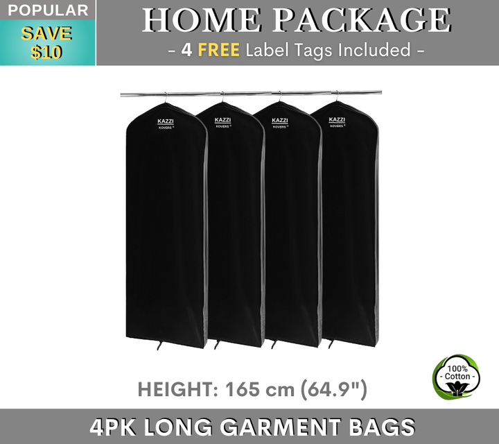 4PK Home Package | Long Garment Bags