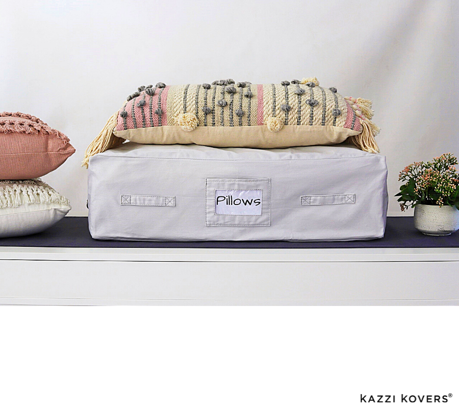 Fully enclosed pillow storage bag | Kazzi Kovers