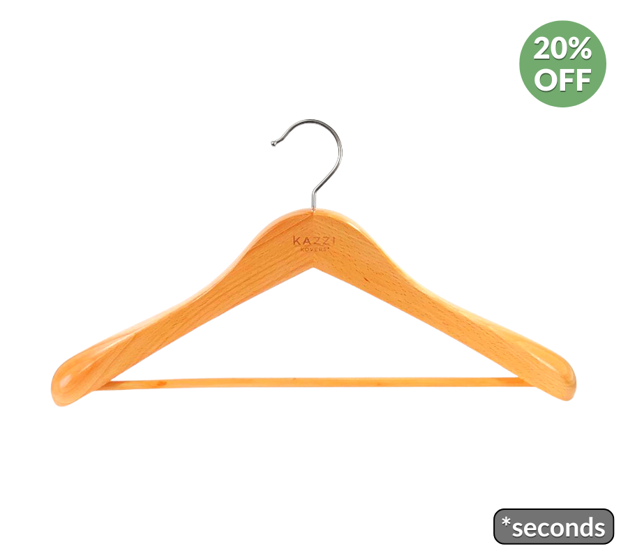 Natural Wooden Hanger | Kazzi Kovers