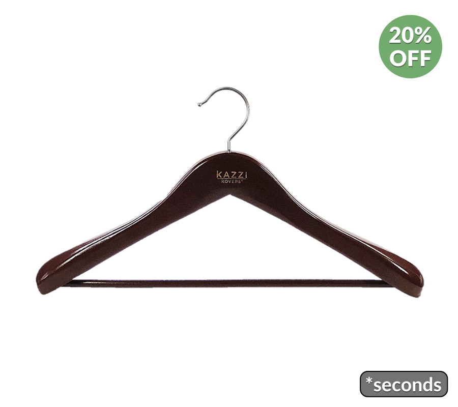 Walnut Wooden Hanger | Kazzi Kovers