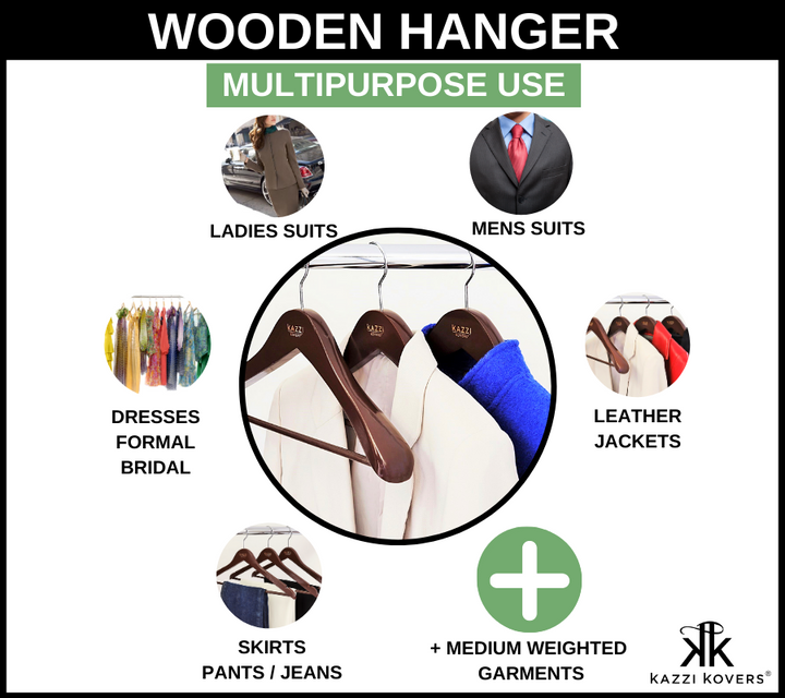 Wooden Hanger Multipurpose Uses | Kazzi Kovers