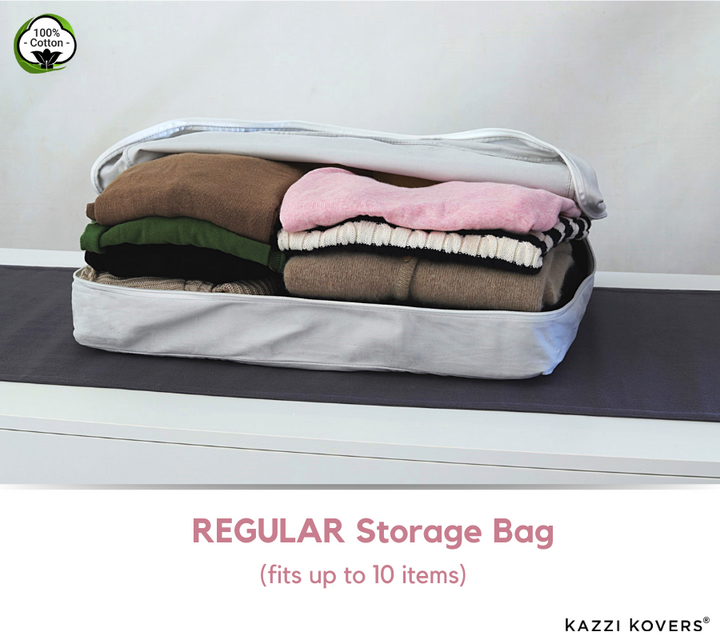 Storage bag for clothes, jumpers, cashmere, cardigans, sweaters, seasonal items and more