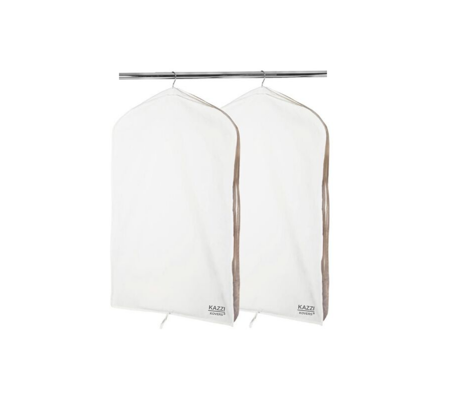 2 x Regular Garment Bags | 100% Cotton