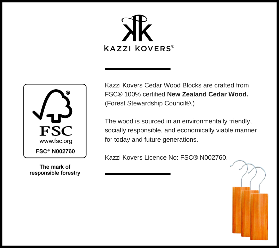 FSC® 100% Certified New Zealand Cedar Wood Blocks | Kazzi Kovers