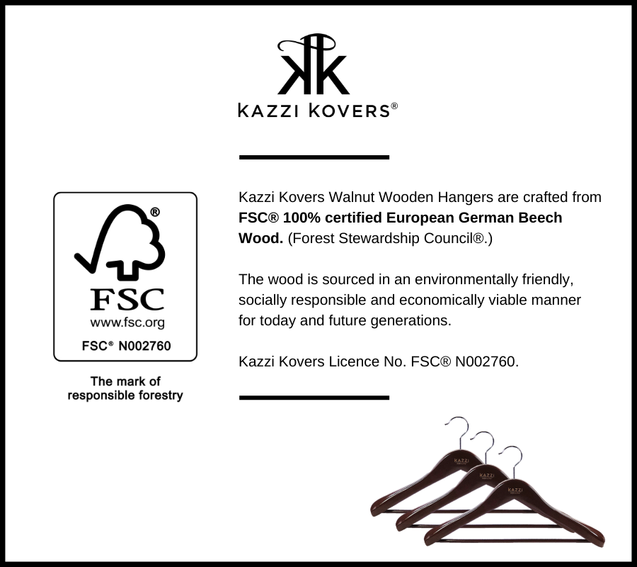 FSC® 100% Certified Wood | Walnut Hangers