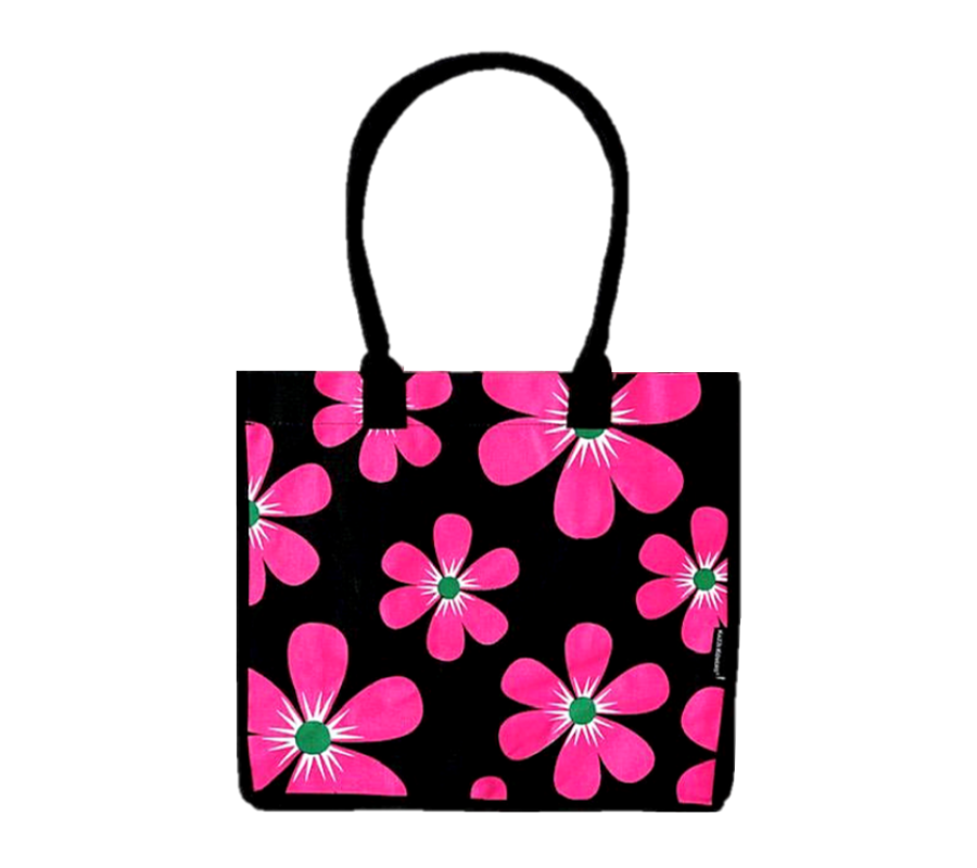 100% Cotton Fresh Floral Grocery Bag