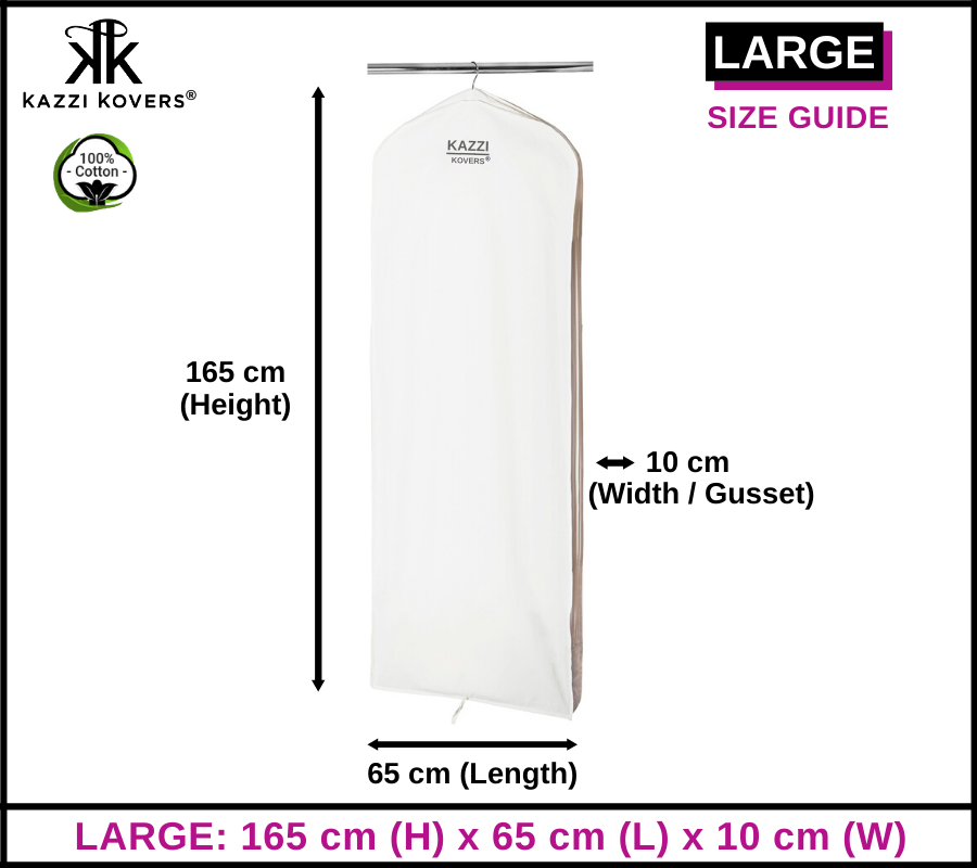 Size Chart | Large Garment Cover