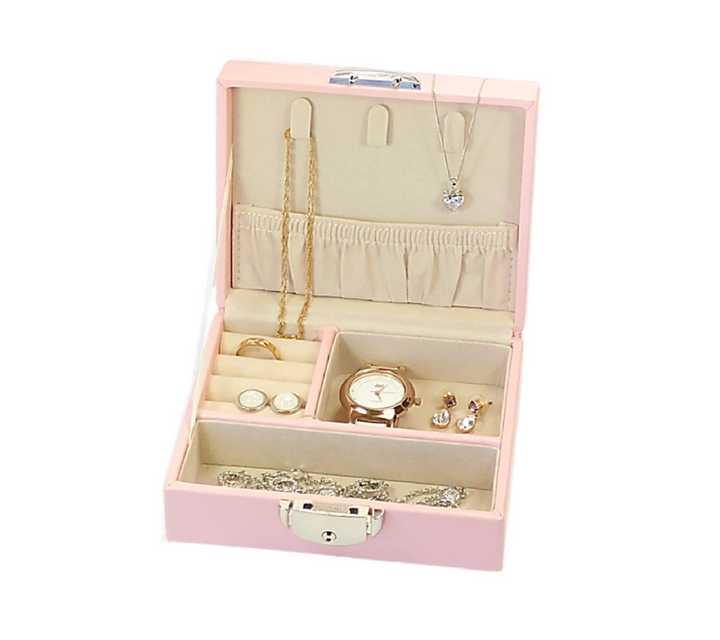 Jewellery travel case for rings, earrings, necklaces, bracelets and more