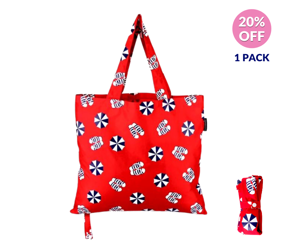 Beach foldable shopping bag