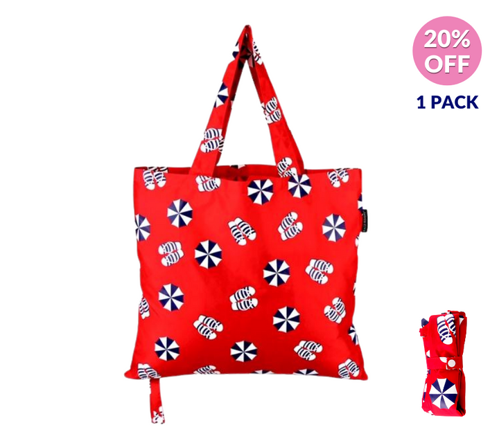 Beach foldable shopping bag