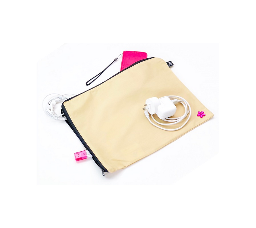 Cotton bag for cords, electronics, chargers and USB's