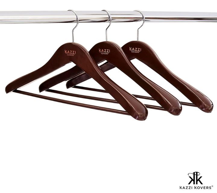 Best hangers for suits because of their dense framework and stylish contoured shoulders