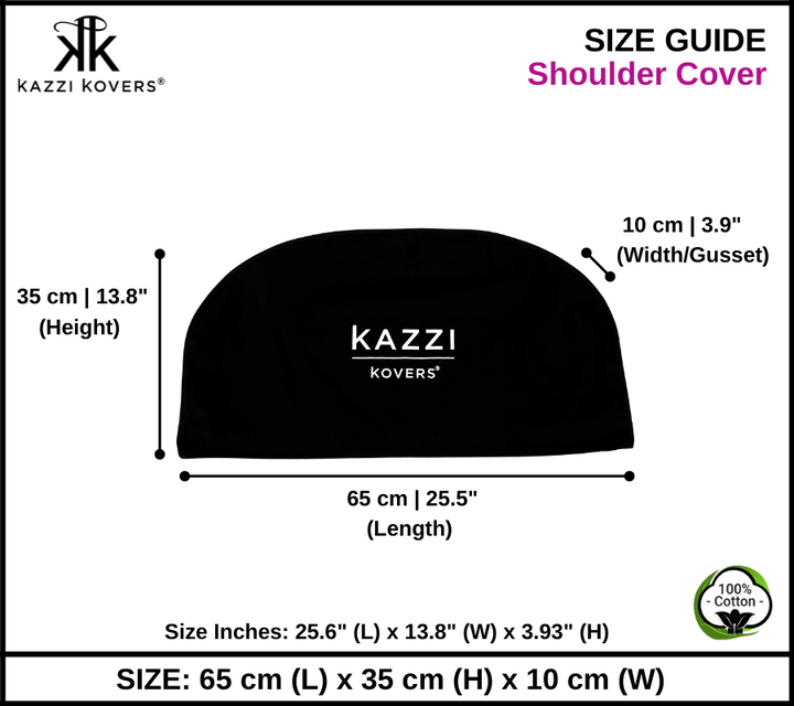 Size Guide | Black Shoulder Cover