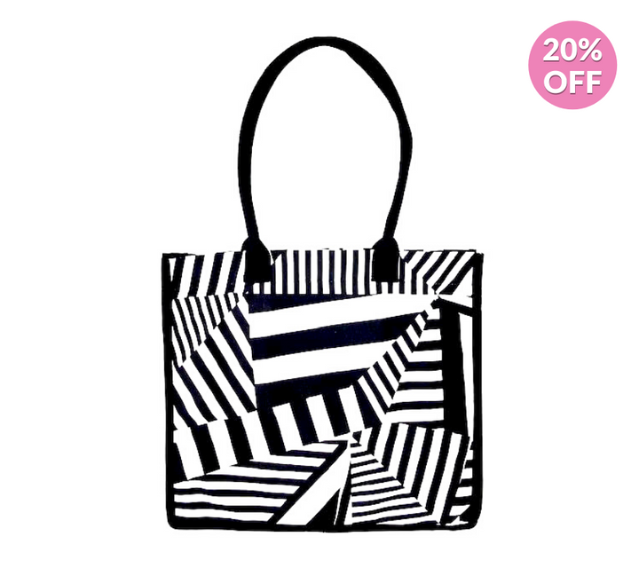 Chevron print shopping tote bag | Kazzi Kovers