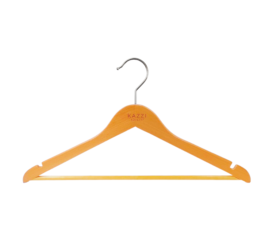 Kazzi Kovers Clothes Hanger | European Beech Wood Natural