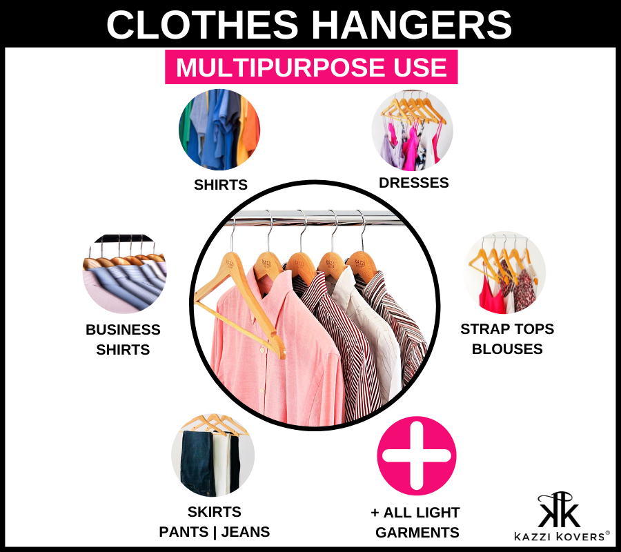 Wooden CLOTHES Hangers | Uses