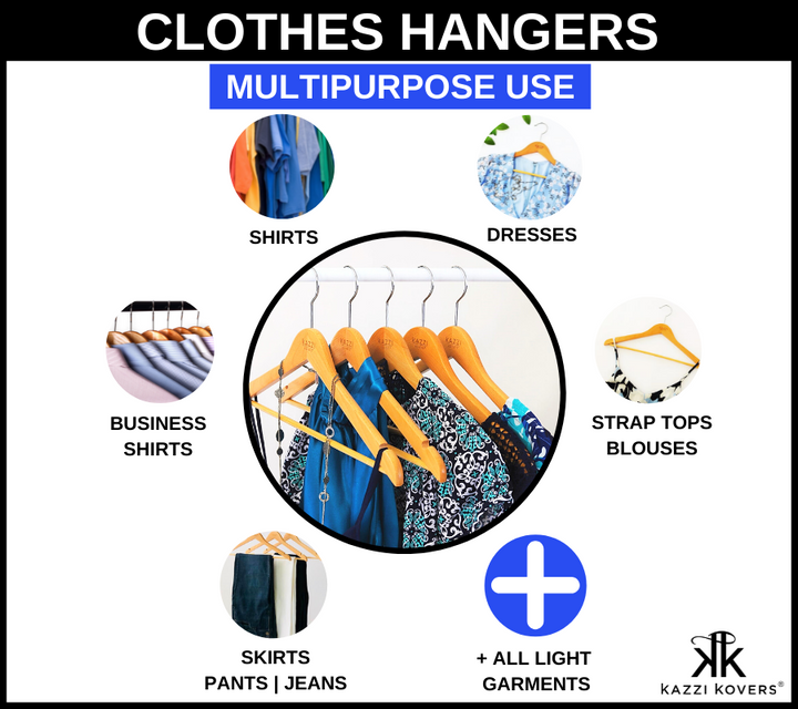 Popular multipurpose wooden hangers | Kazzi Kovers