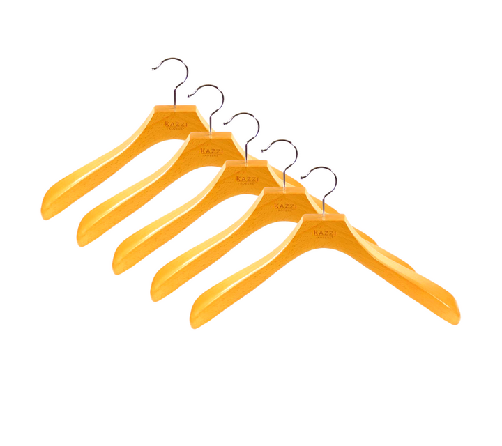 Coat Hangers | Natural European Beech Wood - 5 Pack