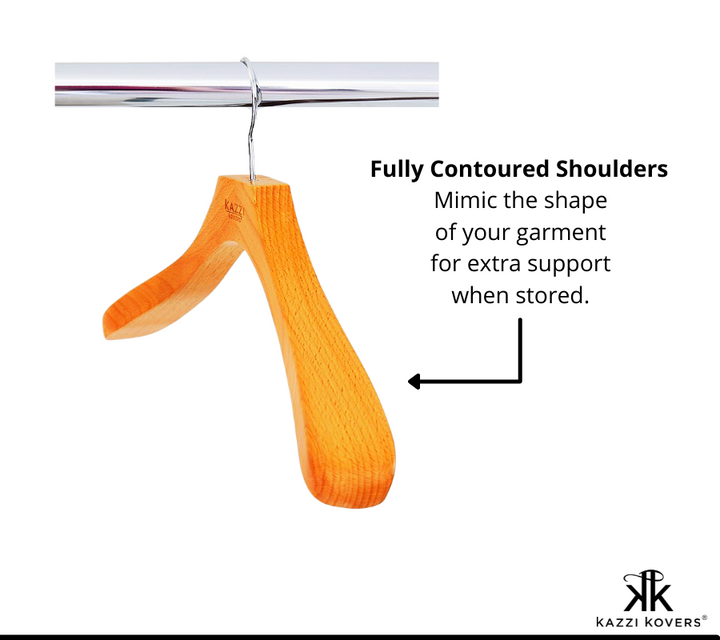 Coat Hanger | Contoured framework for extra strength and support