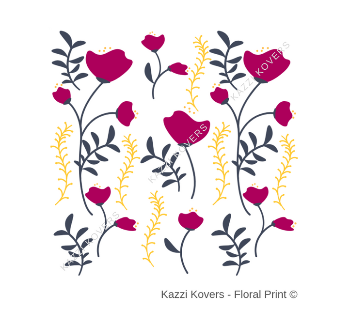 Floral Print © Wash Bag | Kazzi Kovers