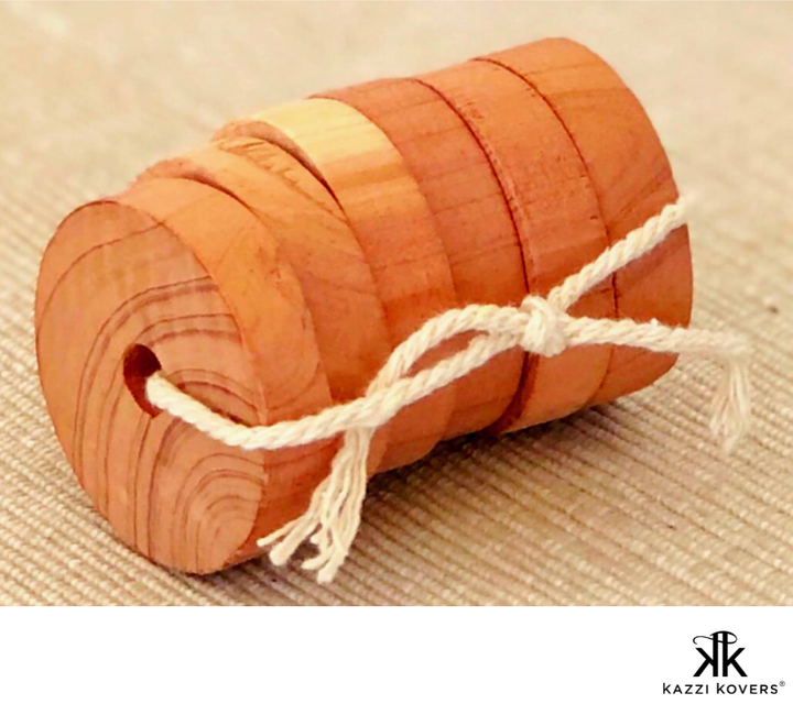 Cedar rings with jute rope | Kazzi Kovers