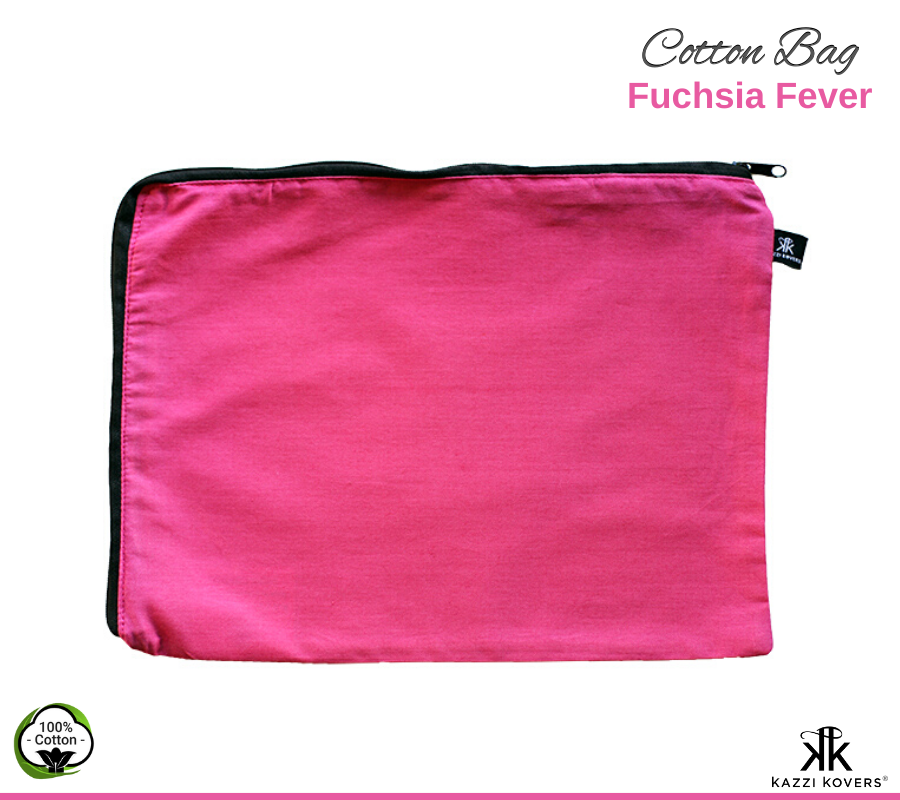 Fuschia Fever Cotton Bag