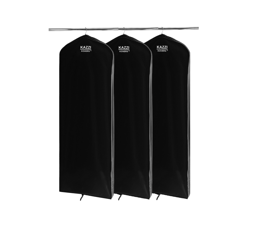 Black Fabric Garment Bags | 3 x Large