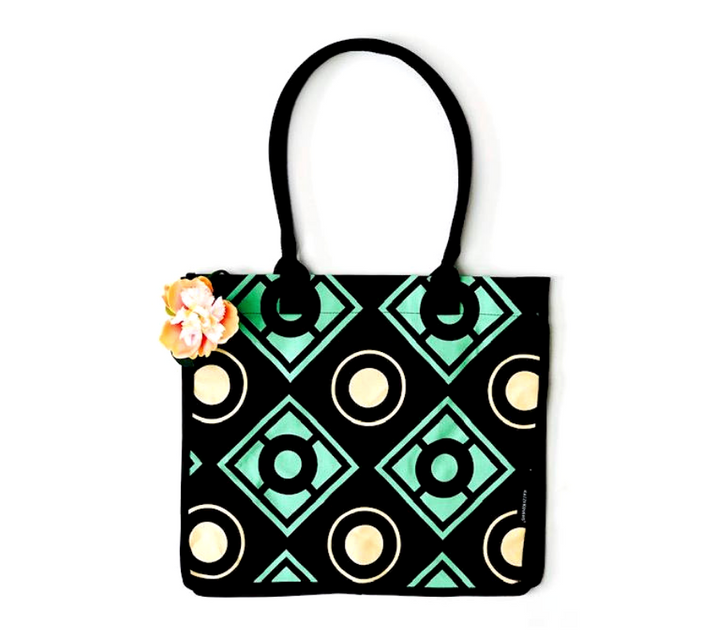 Geometric Print Bag