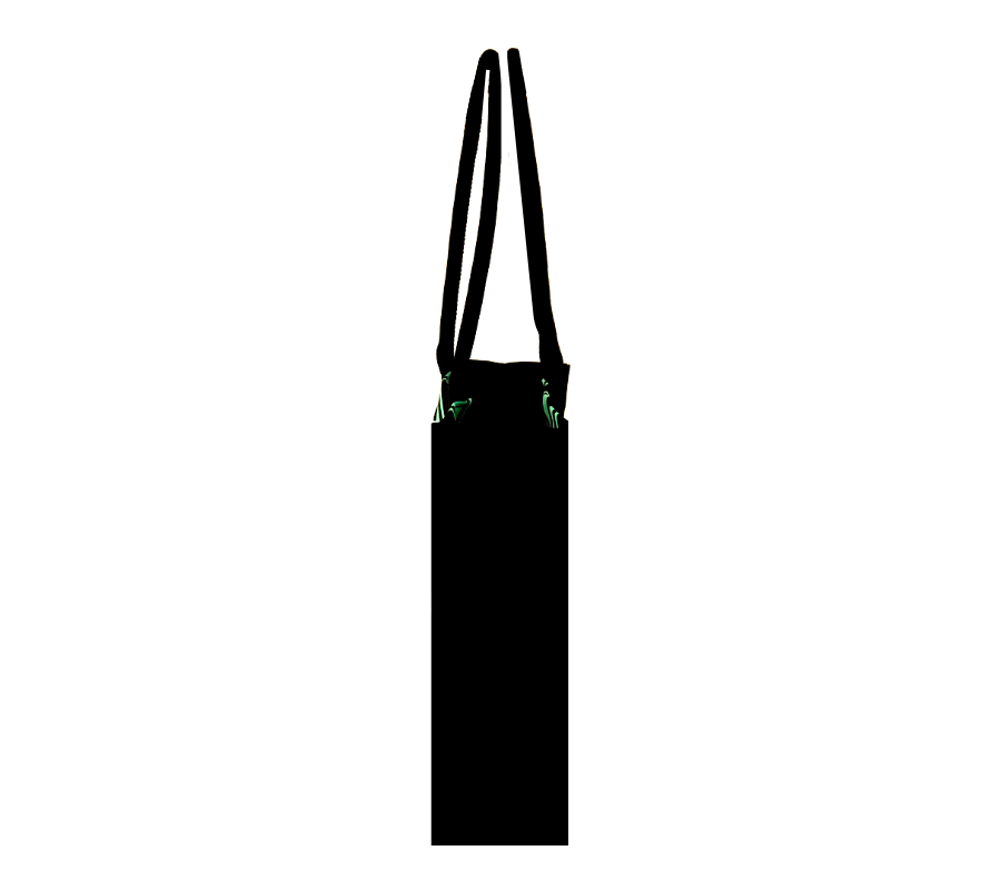 Large flat bottom tote bag with 15 cm gusset | Side View