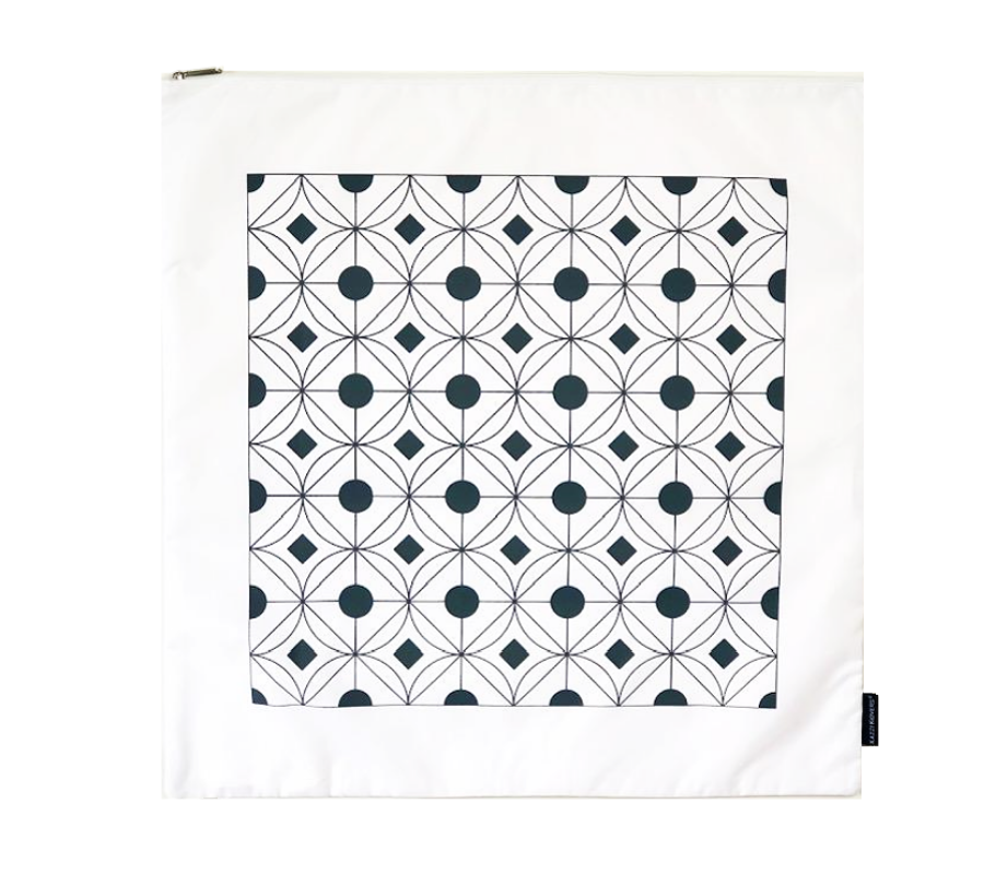 Large Delicates Wash Bag | Geometric Grey