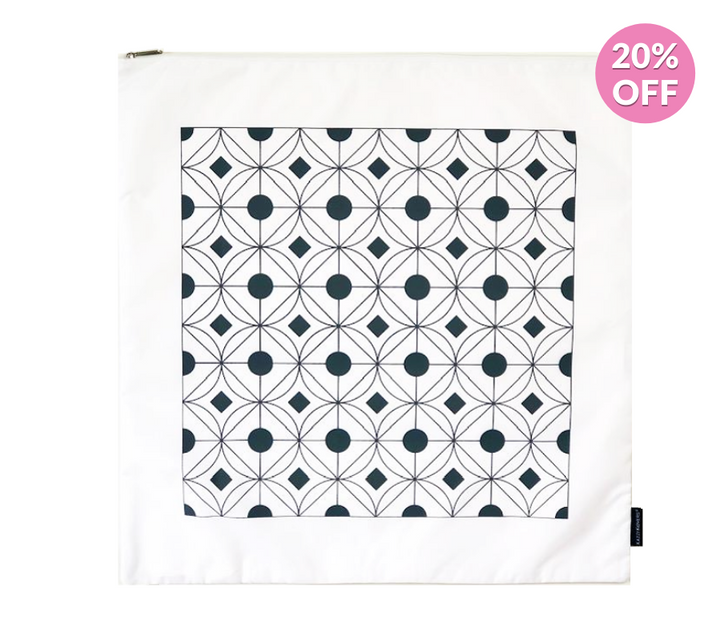 Large geometric print wash bag | Kazzi Kovers