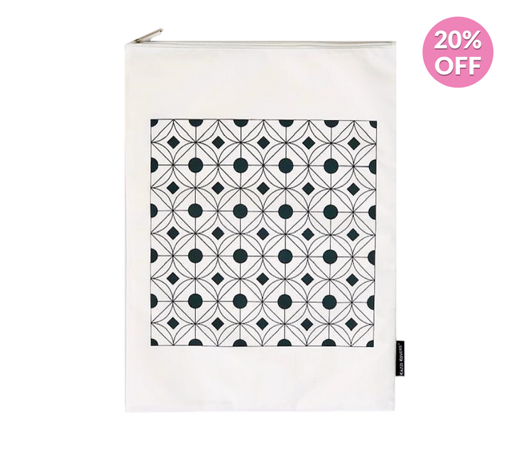 Geometrical print regular wash bag | Kazzi Kovers